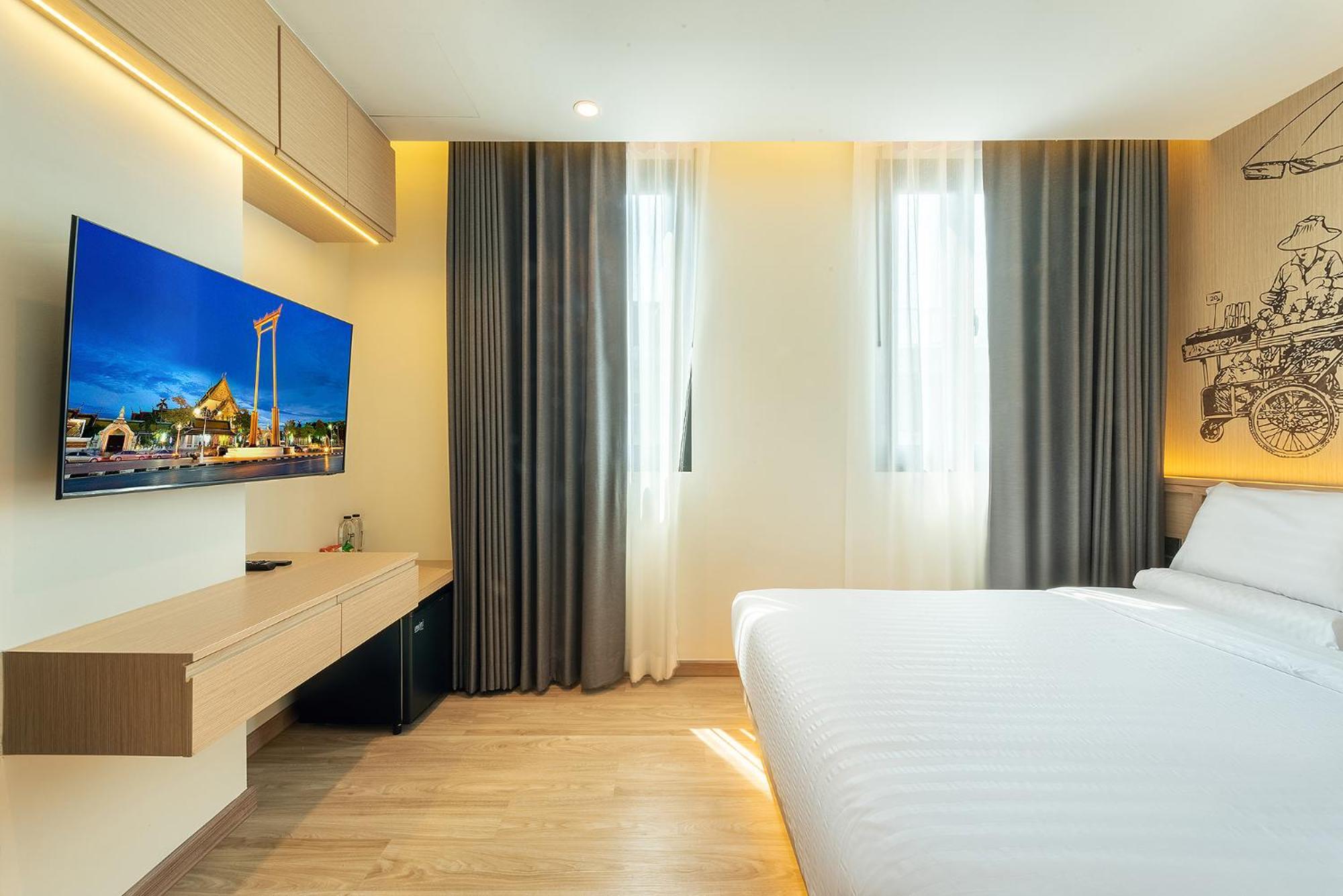 Phra Nakhon Poshtel Hostel Банкок Стая снимка