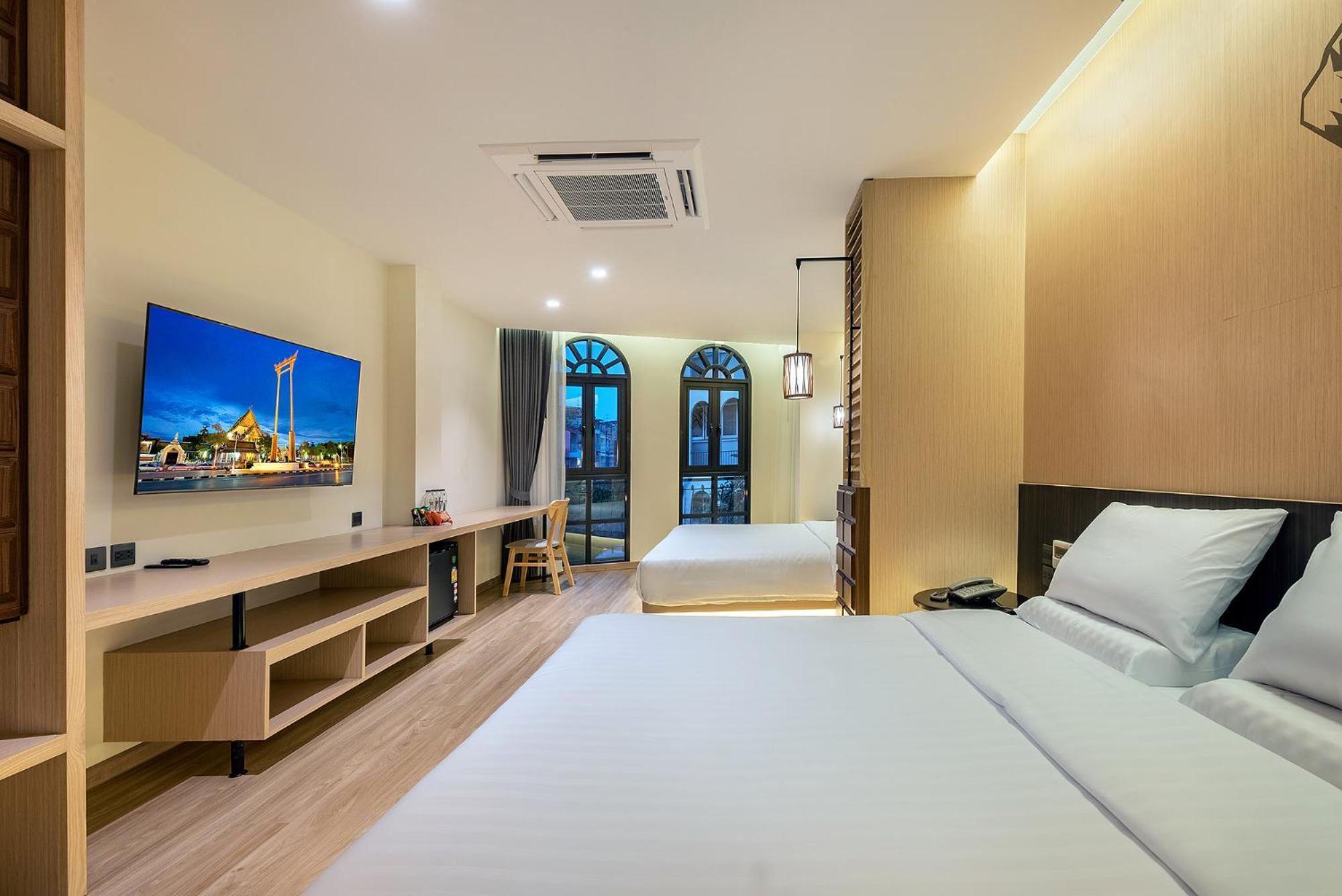 Phra Nakhon Poshtel Hostel Банкок Стая снимка